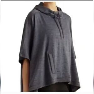 Athleta Blissful Hooded Poncho sz LG